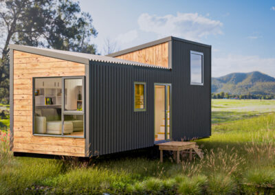 Architectural Tiny Homes designed and made in the Blue Mountains, NSW.