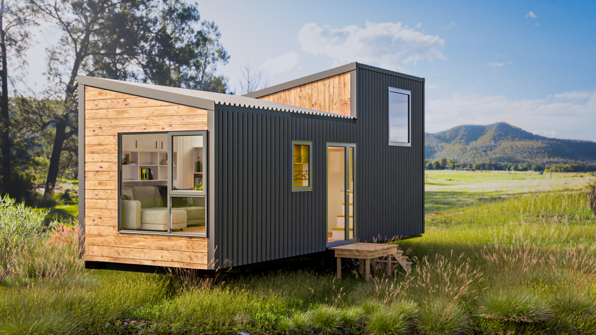 Architectural Tiny Homes designed and made in the Blue Mountains, NSW.