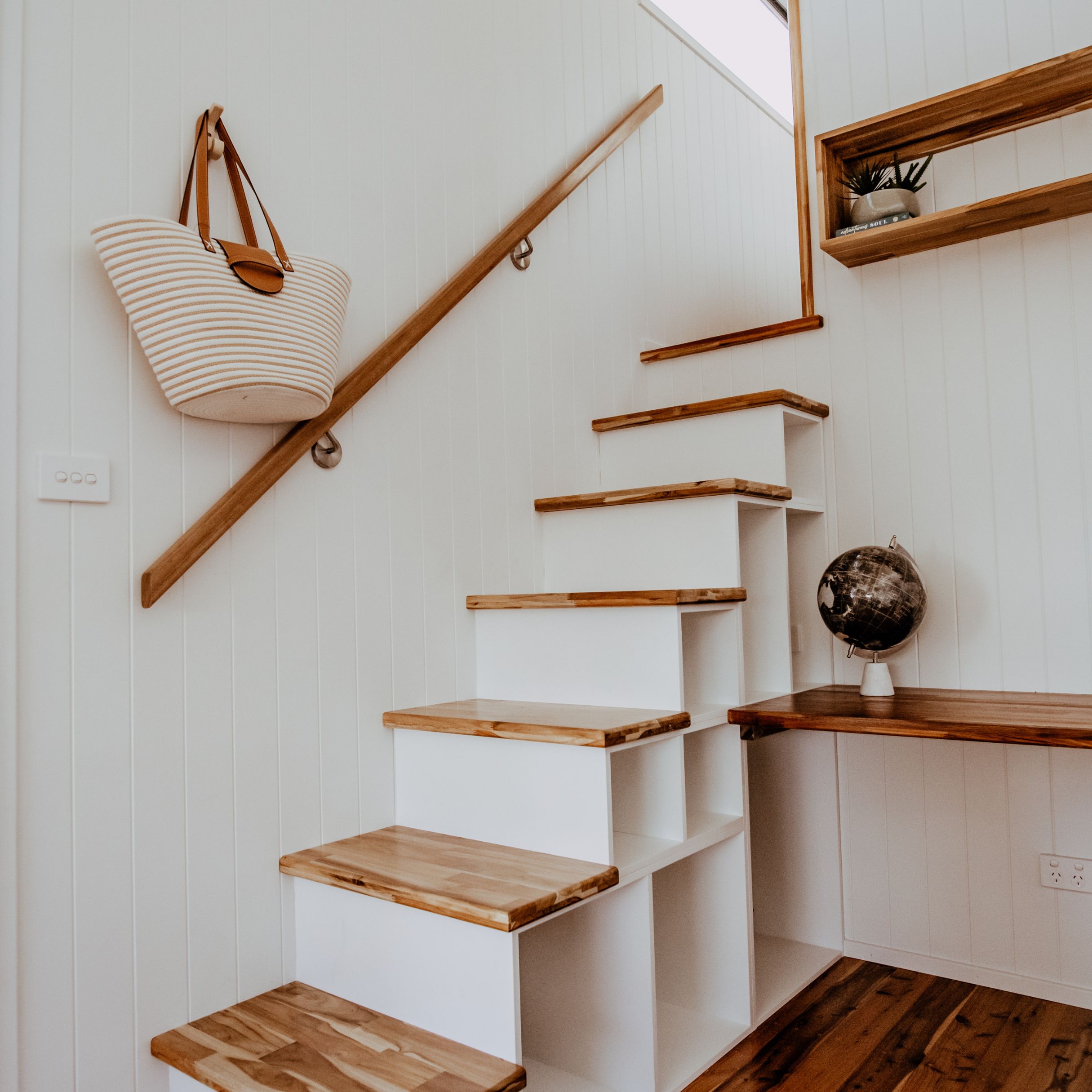 Unplgd_Tiny Homes_Kookaburra_Stair Storage