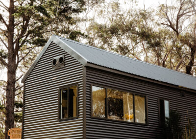 Australian Tiny Home on wheels _ Woodland Grey Colorbond Exterior